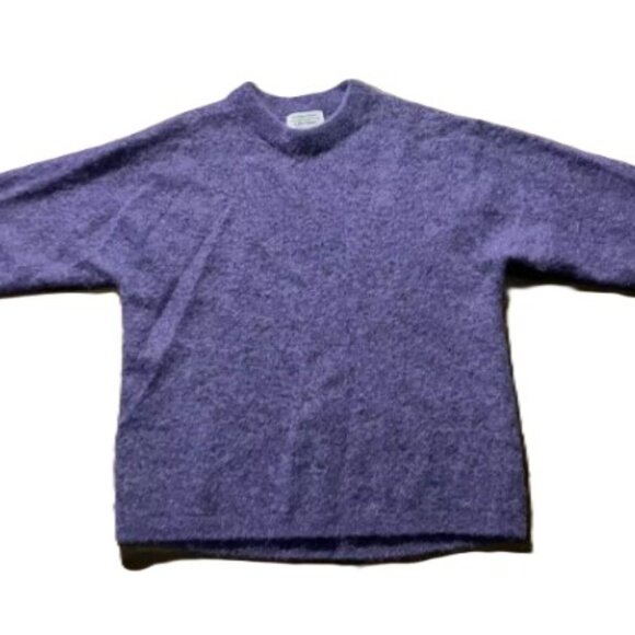 & Other Stories Alpaca Blend Round Neck Purple Sweater, XS - Picture 8 of 16